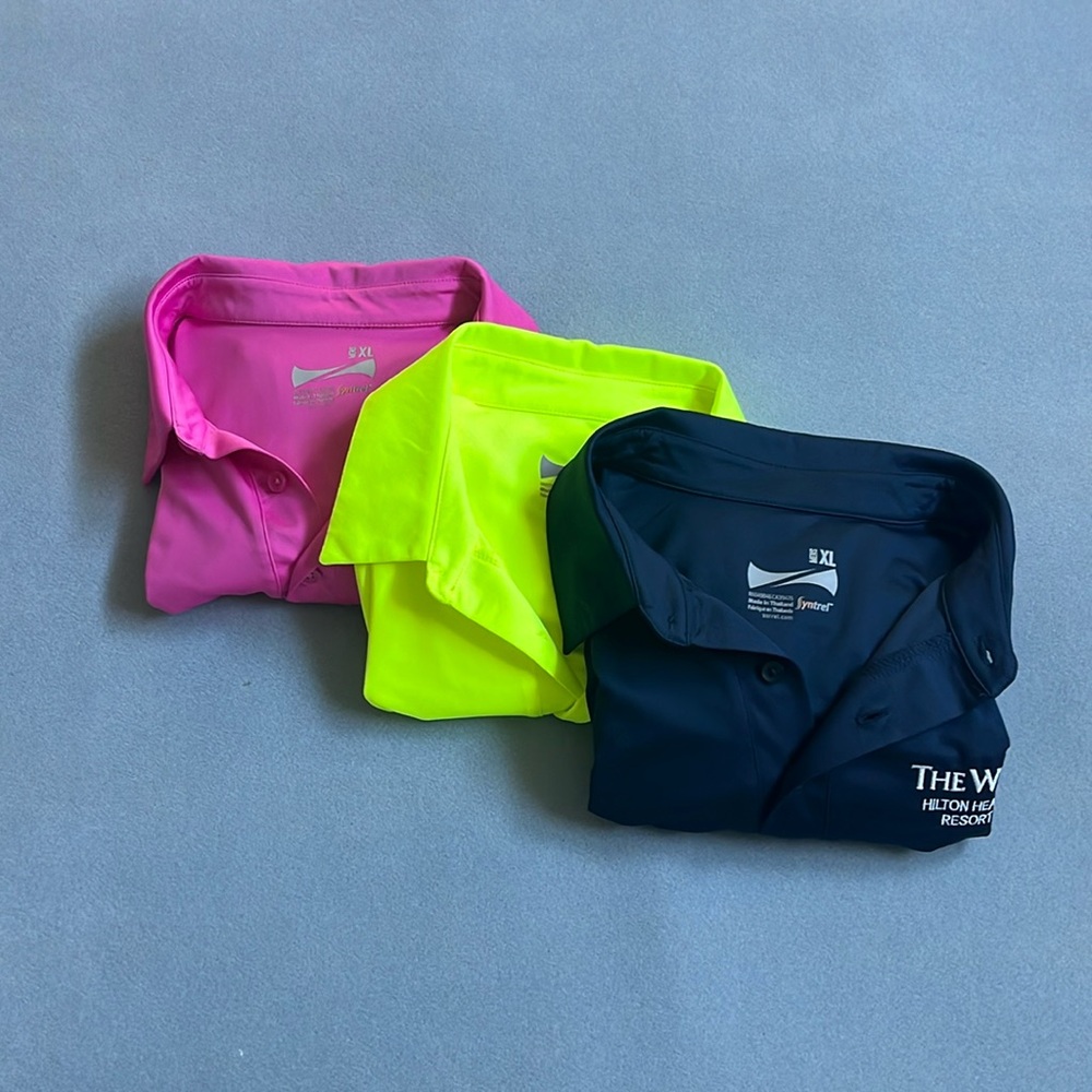 Lot 3 Zorrel Syntrel Polo/Golf Shirts